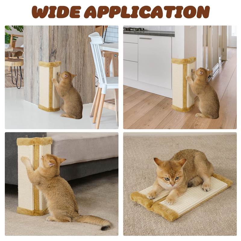 Lahas Cat Wall Corner Scratcher Furniture Protector Kittens Scratch Board