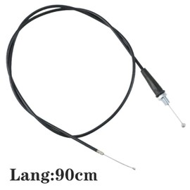 Buaak Motorcycle Handlebar Grips, Motorcycle Handlebar Grips, Quick Throttle Grips, Equipped with a 90 cm Long Throttle Cable for 50Cc 90CC 110CC 125CC 140CC 150CC 200CC 250CC Dirt Bike (Black)