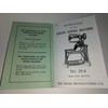 Instruction Manual for 29-4 Sewing Machine Manual Reproduction