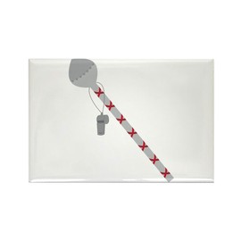 CafePress Drum Major Baton Magnets Rectangle Magnet, 3"x2" Refrigerator Magnet
