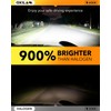 OXILAM H11 LED Bulb H8 H9, 40000LM 60W, 900% Ultra-Bright