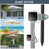 HEKOBAG Parasol Holder Balcony Stand Parasol Stand Balcony Railing Umbrella