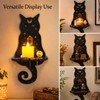 Cat Wall Shelf for Candle & Small Item Display –