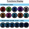 eluto 52mm 10 Colors Tachometer Tacho Gauge W/Cup Tacho Gauge