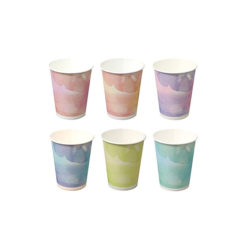 Daikoku Industry 6403460 Freshmate Paper Cups, Aqua, 9 oz, 50