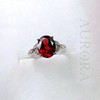 3캐럿 루비 석류석 상감 반지 BAN-2514 3-Carat Ruby Garnet Inlay
