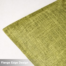 LRartdeco Cushion Cover 40 x 40 cm Linen Cushion Covers Green Spring Cushion Cover Washable Cushion Covers Decorative Cushion Cover Fruit Green for Sofa Cushion Boho Decoration in Living Room and