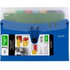 Mead Five Star 7 Pocket Expanding File Folders, Plastic, Cobalt