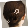 VICASKY 2pcs U Shaped Hair Pins Elegant French Style Bun