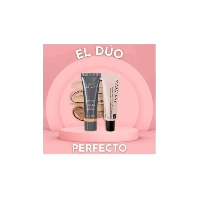 Maquillaje Líquido Mate Timewise 3d + Primer Fps15 Mary Kay