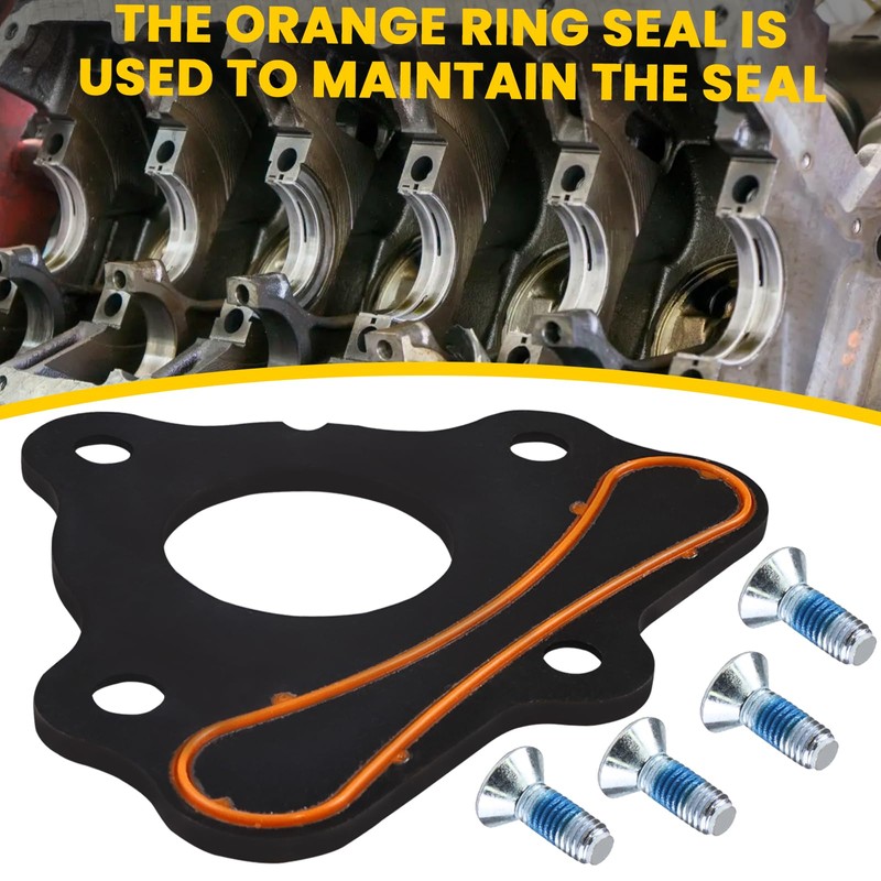 LS Camshaft Retainer Plate Gasket Bolt Kit Compatible with Chevy