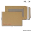 EPOSGEAR® A6 / C6 162mm x 114mm Brown/Manilla Strong Hard