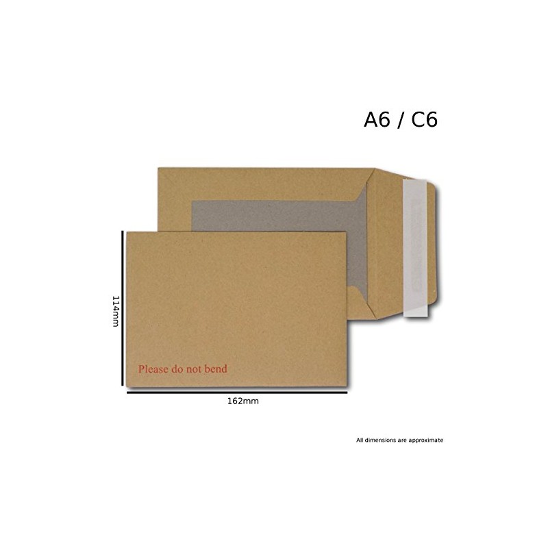 EPOSGEAR® A6 / C6 162mm x 114mm Brown/Manilla Strong Hard