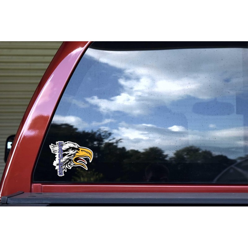 StickerTalk Blue Eagle Head Mascot, 5 inches by 4 inches