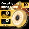 Mcbazel Solar Camping String Lights 10m/33ft with Remote Control, USB