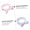 OHPHCALL Comfy Face Washing Headband Elastic Spa Headwrap Bowknot Design