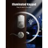 ELAMOR M19 Keyless Entry Door Lock with 2 Lever Handles,