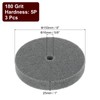 uxcell 3pcs 6" x 1" 180 Grit 5P Nylon Fiber