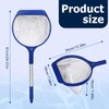 Pool Skimmer Net with Pole, Small Handheld Deep Ultra Fine