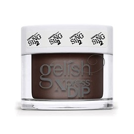 Gelish Holiday 2021 SING 2 Xpress Dipping Powder Collection (Read to Work It) Brown Dip Nail Powder, Brown Nail Dip Powder, Nail Colors, 1.5 ounce