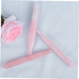 OHPHCALL Manual Crystal Muscle-Poking Stick Self Massage Acupressure Bar pen e tool massaging scraper facial spatula Crystal Gua Sha Stick jade Rose Quartz