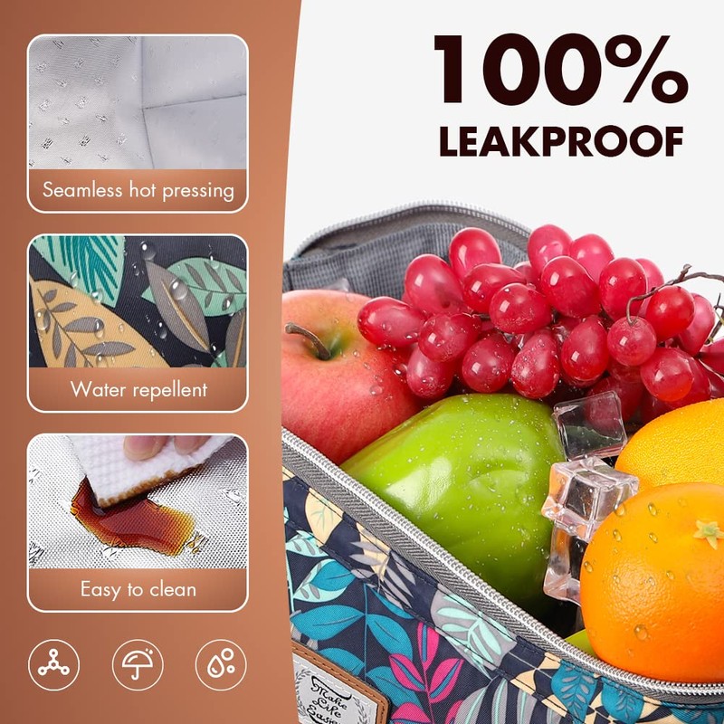 Lekesky Lunch Bags for Women, Insulated boite a Lunch Femme
