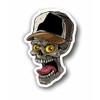 AMA SHOP Sticker PVC Shaped Skull with hat mod.1 |