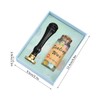 Wax Sealing Stamp Set Clear Pattern Anti Rust Exquisite Packaging