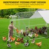 Large Metal Chicken Coop, Walk-in Poultry Cage, Chicken Run Pen