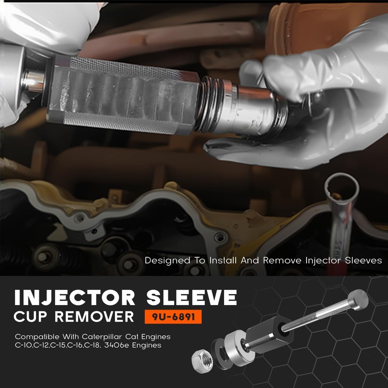 9U-6891 Injector Sleeve Cup Remover & Installer Tool Set -
