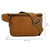 Gusti Norell Women's and Men's Leather Bum Bag Festival Bag