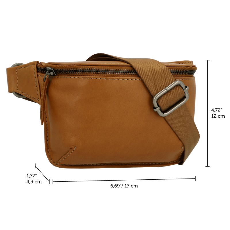 Gusti Norell Women's and Men's Leather Bum Bag Festival Bag