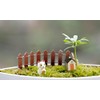 Miniature Dollhouse Fairy Garden Fence Decorative Picket Fence for DIY