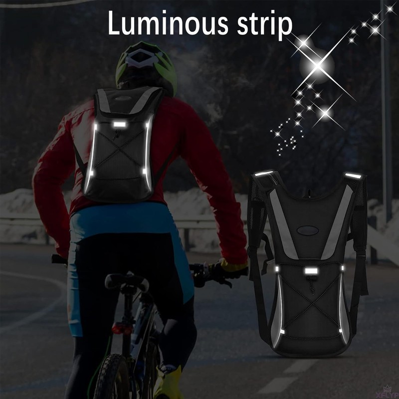 XFLYP Hydration Backpack with 2L Hydration Bladder, 5L Ultralight Hydration