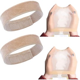 LilaLemon 4pcs Dark Brown Skinlike HD Wig Cap headband for Women, Stretchy Stocking Caps headband for Lace Front Wigs,Invisible Ultra-thin