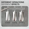 GAOY Metallic Silver Gel Nail Polish Art Liner, 8ml 3D