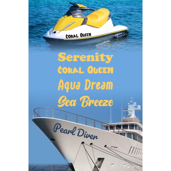 Boat Letters - Waterproof Boat Name Decals Custom - Marine