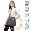 Under NY Sky Waist Apron - 3 pockets, Durable Twill