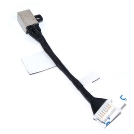 Wobeater Replacement DC Power Jack Socket Charging Port Cable Harness for DELL Latitude 3420 3520 0HJW4D 450.0NF08.0001