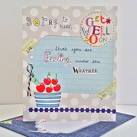 Paper Salad Get Well Soon Card