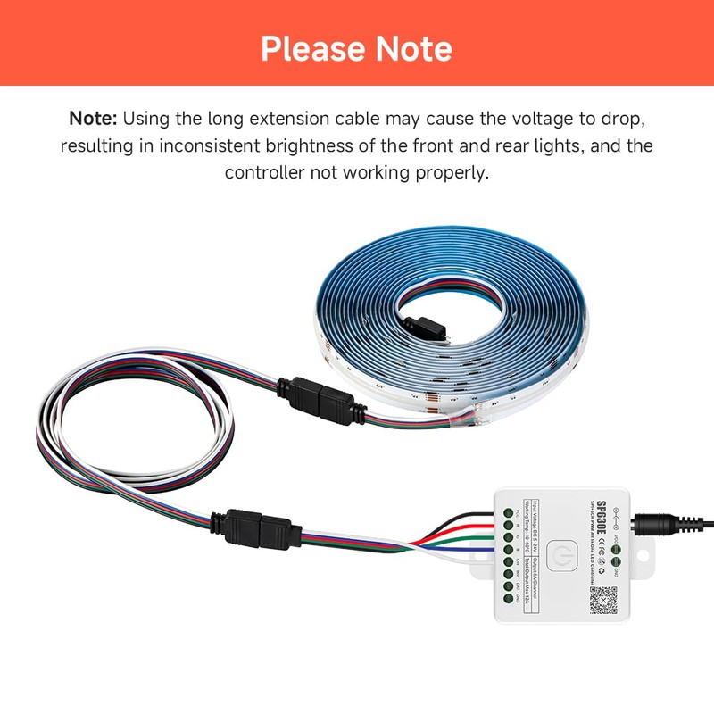 FCOB 5pcs/Pack 22AWG 5 Pin JST Male Female Plug LED