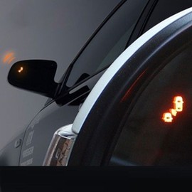 All New Tucson Blind Spot Sensor Warning Side-Rear Alarm BSA Sensor White