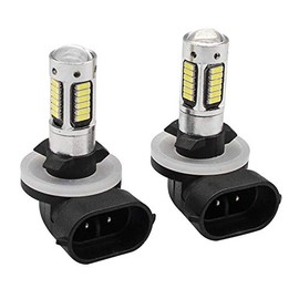 CLUBRALLY LED Headlight Bulb Fits Club Car DS 1999+ and Precedent 2004+, Yamaha, EZGO TXT 12V 21Watt(Pack of 2)