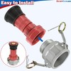 RosyOcean Heavey Duty 2 Inch Fire Hose Nozzle Thermoplastic Fire