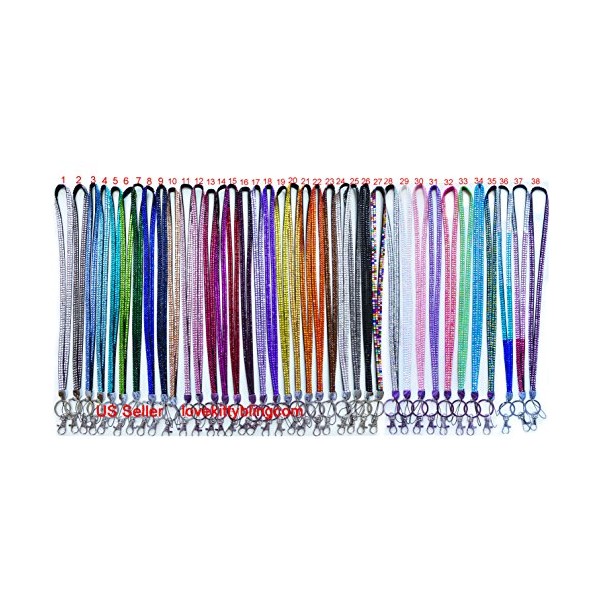 LOVEKITTY 10 Pieces Mixed Color Lot Wholesale/Bulk New Rhinestone Crystal