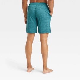 All in Motion Men's Soft Stretch Short (as1, Alpha, xx_l, Regular, Regular, Teal Blue, Athletic)