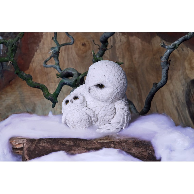 Nemesis Now Feathered Guide Owl Figurine 13.5cm, White