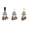 3pcs 3 Way Guitar Toggle Switches Short Straight Switch with