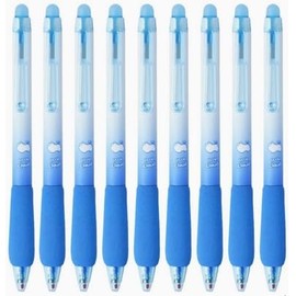 BAYTORY 8 Pieces Cute Erasable Gel Pens, 0.5 mm Fine Tip Retractable Ink Pen, Smooth Writing Pens for Notes and Crossword Puzzles (Blue)