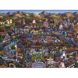 Dowdle Jigsaw Puzzle - Solvang Danish Village - 1000 Piece